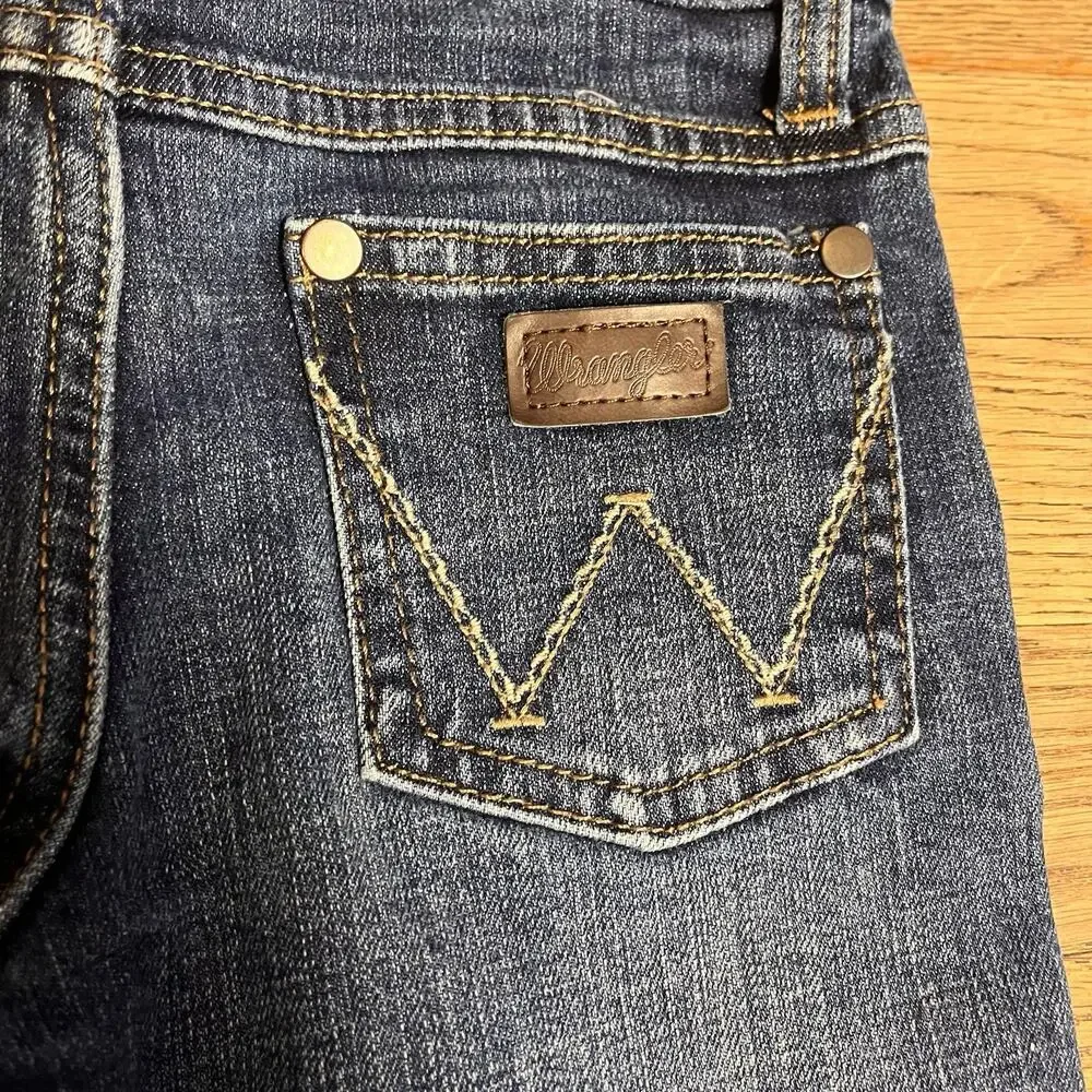 Cody James & Wrangler Toddler 4T Blue Jeans Denim Cotton Stretch Adjust Waist
